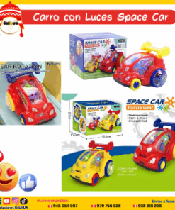 CARRO CON LUCES SPACE CAR