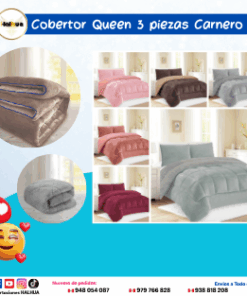 COBERTOR 3 PIEZAS CARNERO