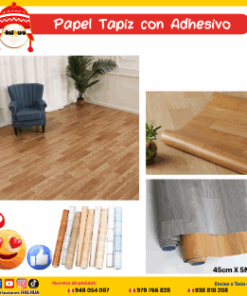 PAPEL TAPIZ CON ADHESIVO 45CM X 5M
