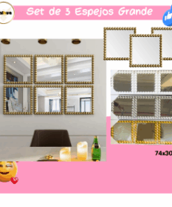 SET DE ESPEJO PARA PARED