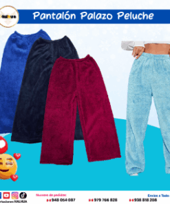 PANTALON PALAZO PELUCHE