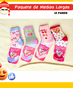 PAQUETE DE MEDIAS LARGAS