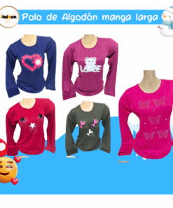 POLO DE ALGODON MANGA LARGA
