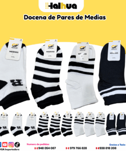 DOCENA DE PARES DE MEDIAS