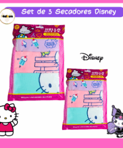 SET DE 3 SECADORES DISNEY