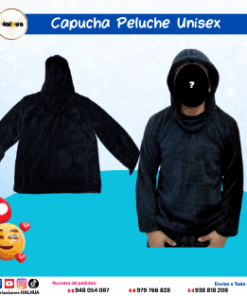 CAPUCHA PELUCHE UNISEX