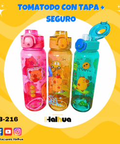 TOMATODO CON TAPA + SEGURO
