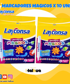 MARCADORES MAGICOS X10 UND LAYCONSA