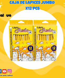 CAJA DE LAPICES JUMBO X 12 PCS