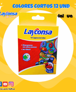 COLORES CORTOS X12 LAYCONSA
