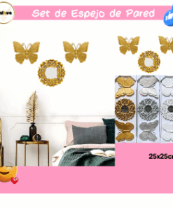 SET DE ESPEJO DE PARED
