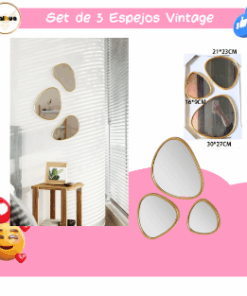 SET DE ESPEJO PARA PARED