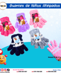 GUANTES DE NIÑOS AFELPADOS