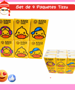 SET DE 9 PAQUETES DE TIZZU