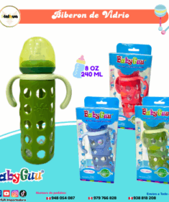 Biberon de Vidrio 8 OZ 240 ML