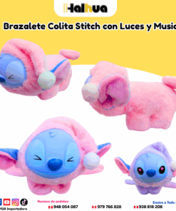 BRAZALETE COLITA STICH CON LUCES Y MUSICA