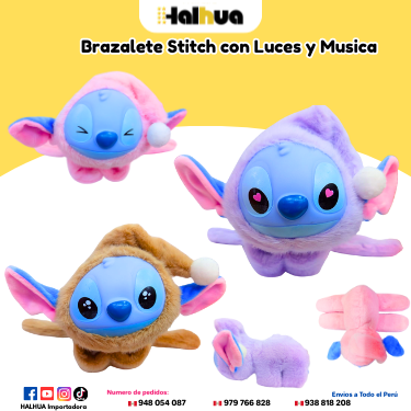 BRAZALETE STICH CON LUCES Y MUSICA
