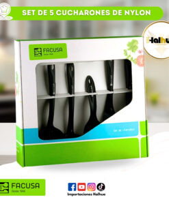 SET DE 5 CUCHARONES DE NYLON