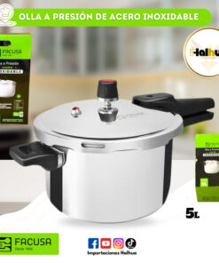 OLLA A PRESION DE ACERO INOXIDABLE