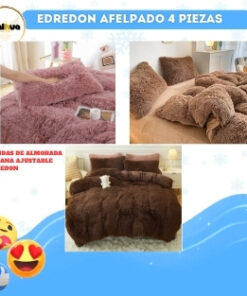 EDREDON AFELPADO 4 PIEZAS