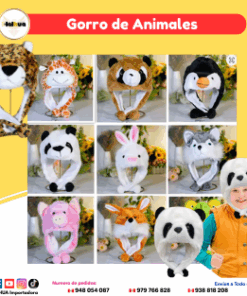 GORRO DE ANIMALES