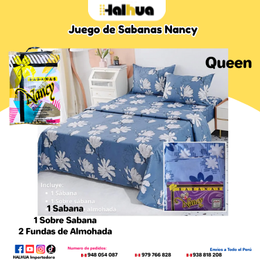 JUEGO DE SABANAS NANCY