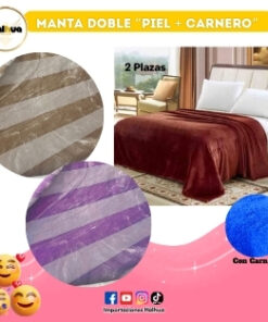 MANTA DOBLE PIEL + CARNERO