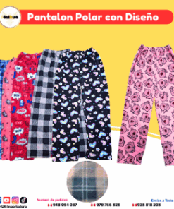 PANTALON POLAR CON DISEÑO