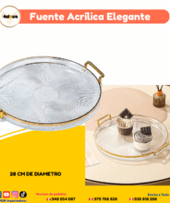 FUENTE ACRILICA ELEGANTE