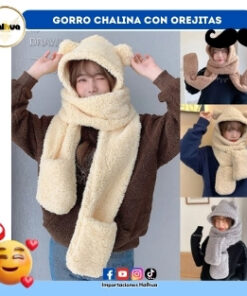 GORRO CHALINA CON OREJITAS