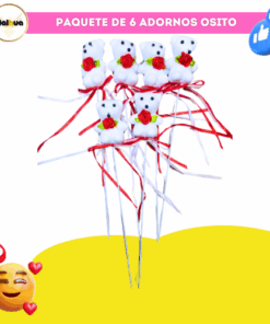 PAQUETE DE ADORNOS OSITO