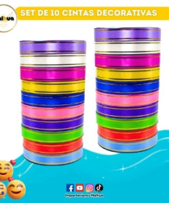 SET DE 10 CINTAS DECORATIVAS