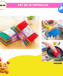 SET DE 10 ESPONJAS