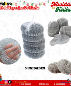 SET DE 5 ESPONJAS DE COCINA