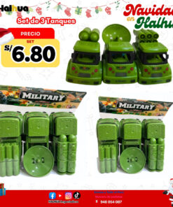 SET DE 3 TANQUES MEDIANOS