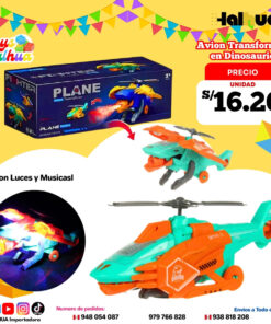 HELICOPTERO CON LUCES EN CAJA