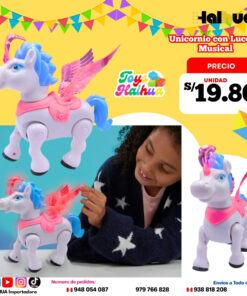UNICORNIO CON LUCES
