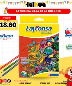 LAYCONSA SET  de 36 COLORES