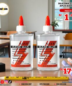 SILICONA CON APLICADOR CLEAR