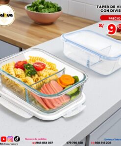 TAPER DE VIDRIO CON DIVISIÓN