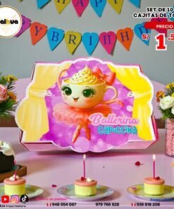 SET DE 10 CAJAS DE TORTA