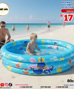 PISCINA CON DISEÑO CIRCULAR 80CM
