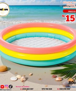 PISCINA CIRCULAR 80 CM COLOR PASTEL